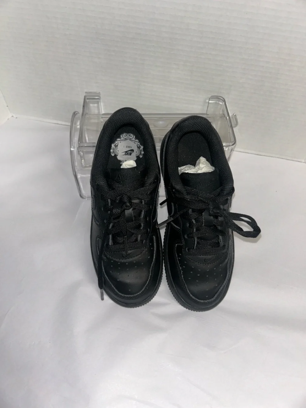 Nike Forcé 1 Kids Black Low-Top Sneakers